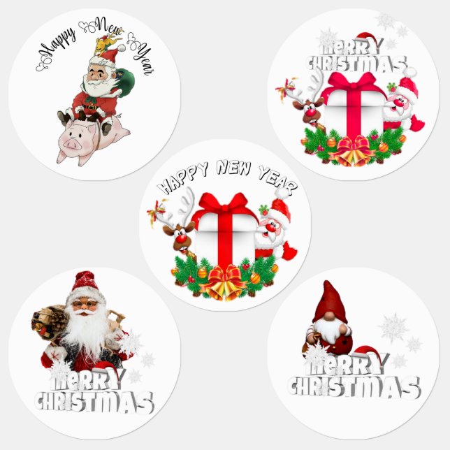 Various Christmas Labels (Group)