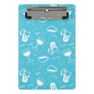 Various drinks mini clipboard