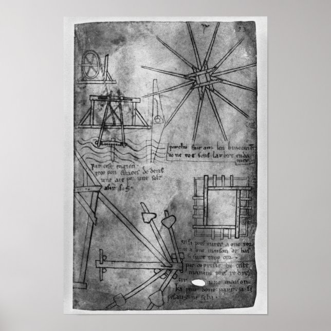 Various engines and instruments poster (Front)