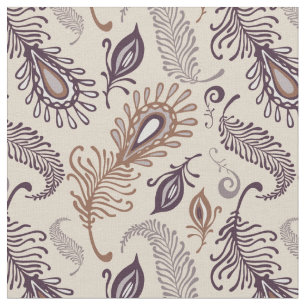 Various Feather Pattern Fabric