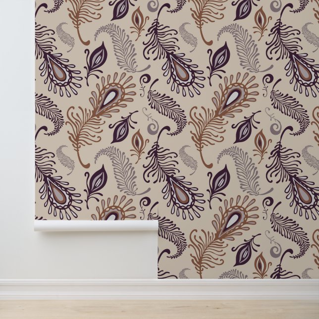 Various Feather Pattern Wallpaper (Application)