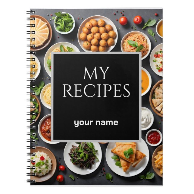 Various food  notebook (Front)