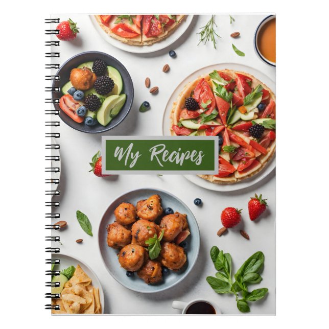 Various food  notebook (Front)