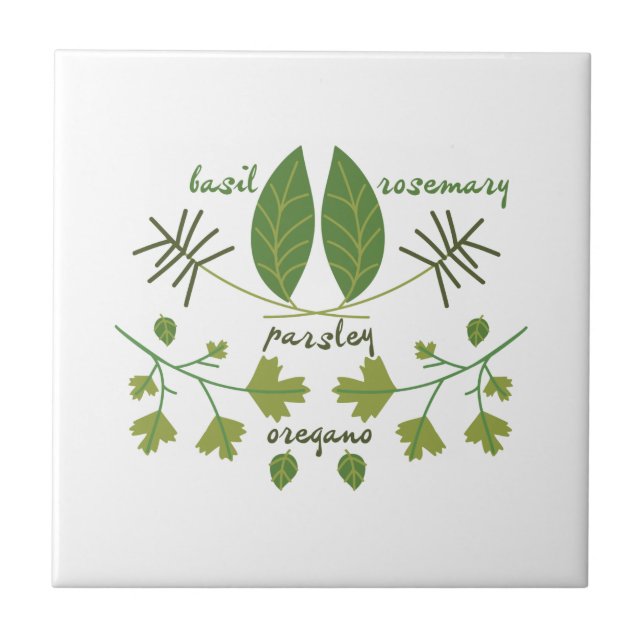 Various Herbs Tile (Front)