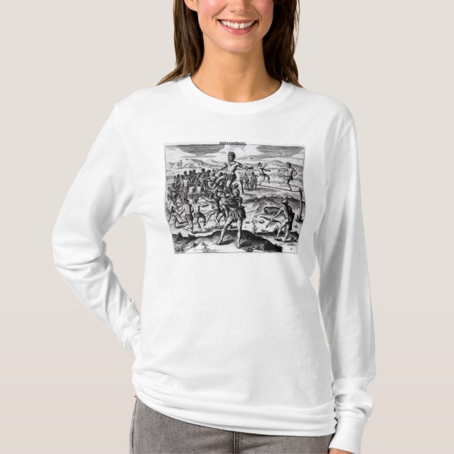 Various Indian Games, from 'Americae' T-Shirt (Front)