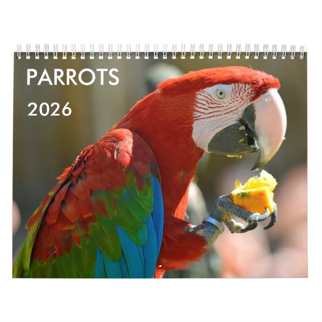 Various parrots calendar (Cover)