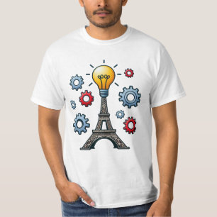 Various Places: Caffee in Paris. T-shirt Man #2