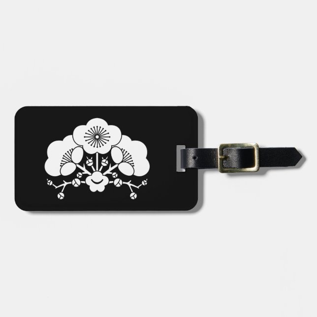 Various plum blossoms luggage tag (Front Horizontal)