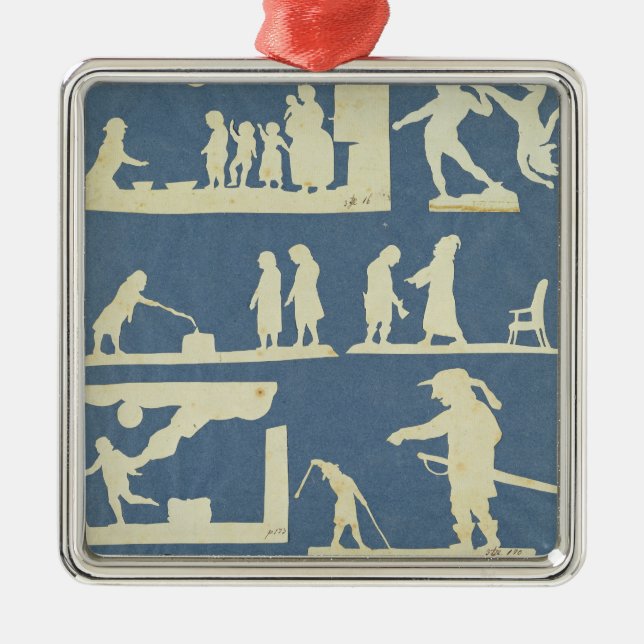 Various Scenes Metal Tree Decoration (Front)