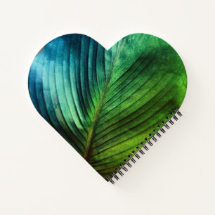 Various shades of green notebook