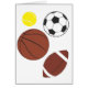 Various Sports Balls Card (Front)