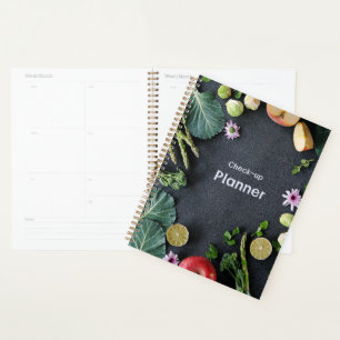 various vegetables and fruits planner