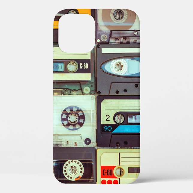 Various vintage audio cassettes Case-Mate iPhone case (Back)