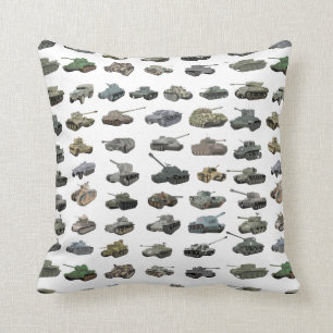 Various WW2 Tanks Cushion
