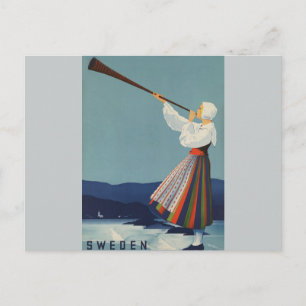 Varmland Sweden - Vintage Travel Postcard