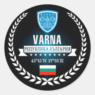 Varna Classic Round Sticker