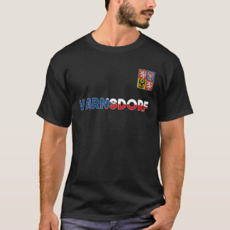 Varnsdorf Czech Republic Heart Flag Lion Coat Of A T-Shirt