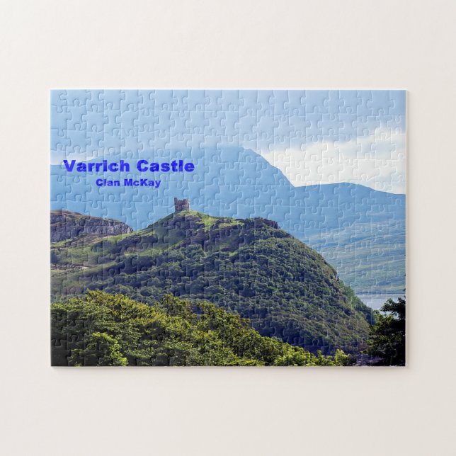 Varrich Castle -  MacKay Clan Jigsaw Puzzle (Horizontal)