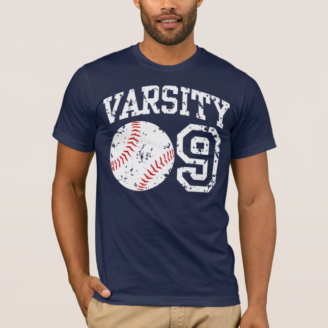 Varsity Baseball 09 T-Shirt (Front)