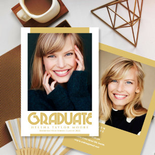 Varsity Blues Graduate Photo Announcement