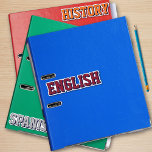 Varsity Class Name Stickers<br><div class="desc">👉Basic is out,  personalised is in! Snag these custom school subject stickers to add an aesthetic touch to your binders,  notebooks and folders! Choose from tons of cute colours and sizes,  all in a cool college font. Personalise all your school supplies with our custom class name stickers!✨</div>