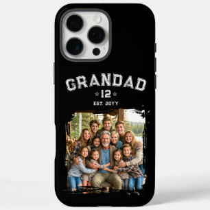 Varsity Grandad Photo Legacy Total Grands Est Year iPhone 16 Pro Max Case