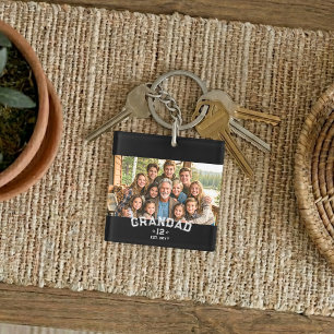 Varsity Grandad Photo Legacy Total Grands Est Year Key Ring