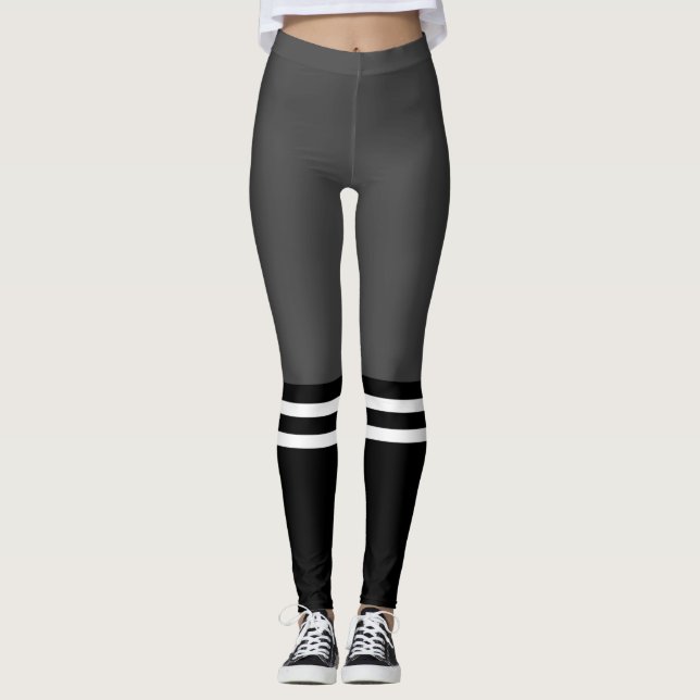 Varsity High Socks Leggings (Front)