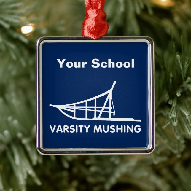 Varsity Mushing Metal Tree Decoration (Tree)