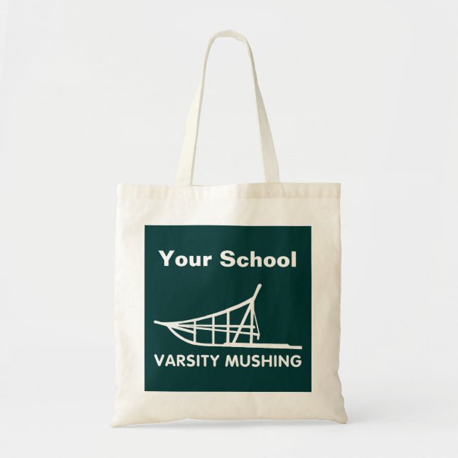 Varsity Mushing Tote Bag (Front)