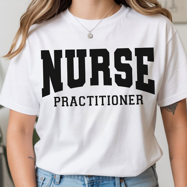 Varsity Nurse Practitioner Shirt NP Student Gift (nurse graduation shirt gift, nursing student shirt gift, varsity nurse practitioner shirt for her)