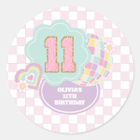 Varsity preppy pastel patch 11th Birthday