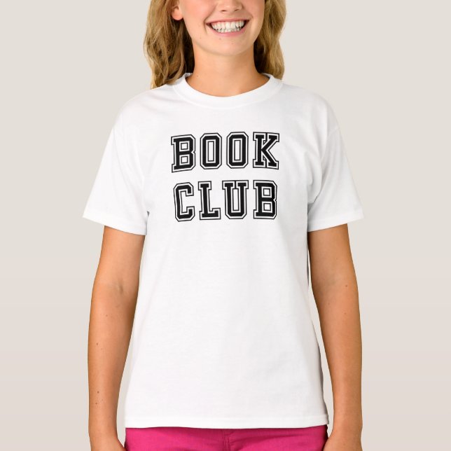 Varsity Style Book Club T-Shirt (Front)