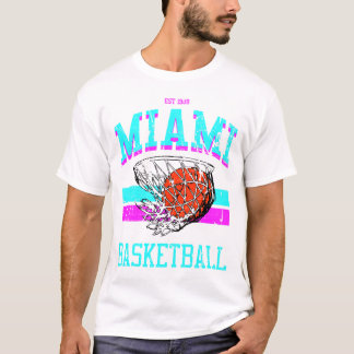 Varsity Style Miami Vice Basketball T-Shirt
