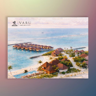 VARU, North Malé Atoll, Maldives Travel Postcard