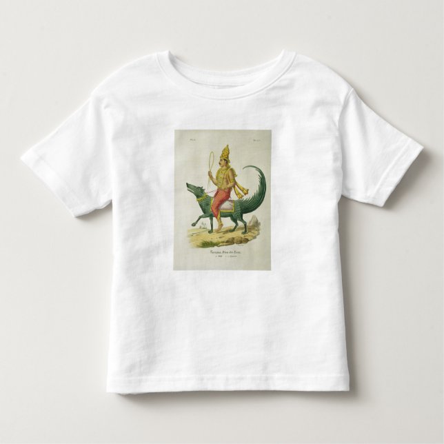 Varuna, God of the Oceans, engraved by Charles Eti Toddler T-Shirt (Front)