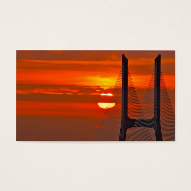 Vasco da Gama Bridge Lisbon Portugal (Front)