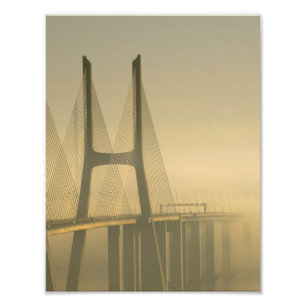 Vasco da Gama Bridge Lisbon Portugal Photo Print