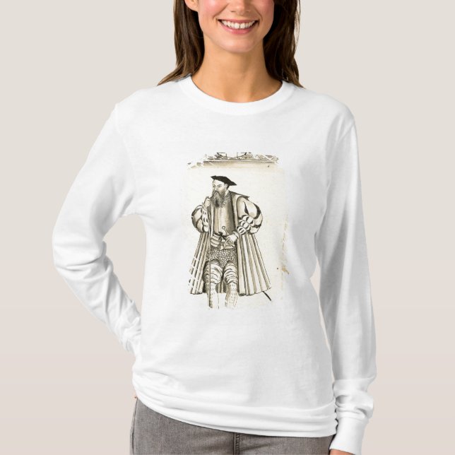 Vasco da Gama  from 'Lendas da India' T-Shirt (Front)