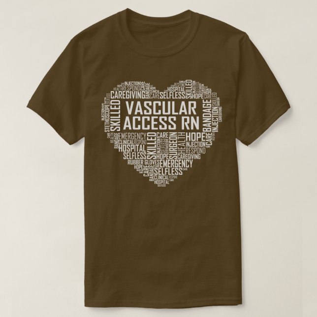 Vascular Access RN T-Shirt (Design Front)