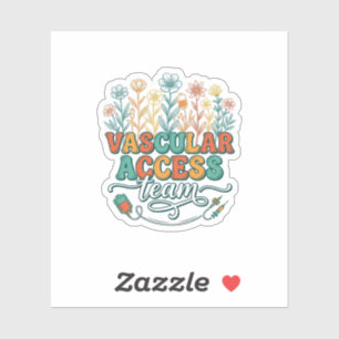 Vascular Access Team Floral Medical Shirt Design_1