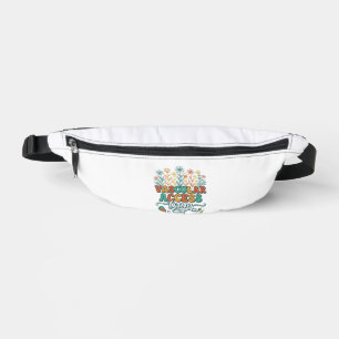 Vascular Access Team Floral Medical Shirt Design_1 Bum Bags