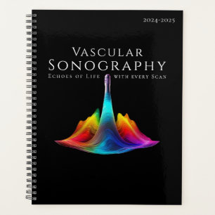 Vascular Sonographer-Colourful Ultrasound Waves Planner