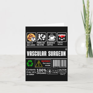 Vascular Surgeon Doctor Job Label Sarcasm Skills C Card