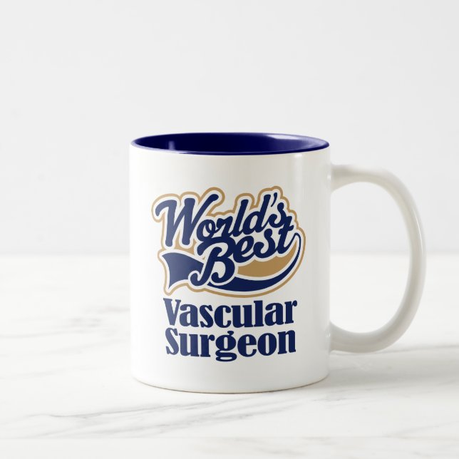 Vascular Surgeon Gift Two-Tone Coffee Mug (Right)