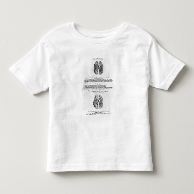 Vascular system of the brain toddler T-Shirt (Front)