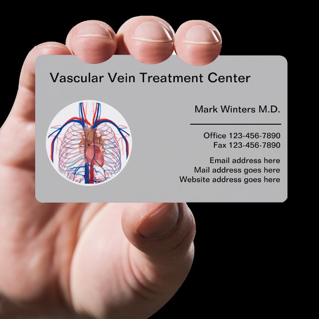 Vascular Vein Centre And Health Clinic Business Card (Creator Uploaded)