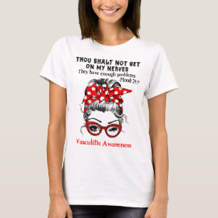 Vasculitis Awareness Ribbon Support Gifts T-Shirt