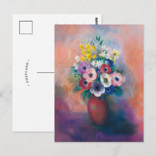 Vase D’anémones Odilon Redon Postcard