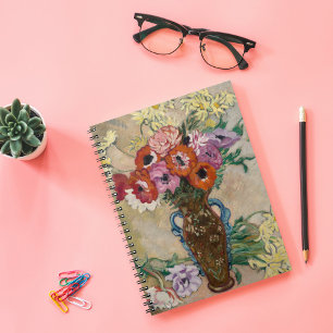 Vase Decorated with Anemones Louis Valtat Notebook